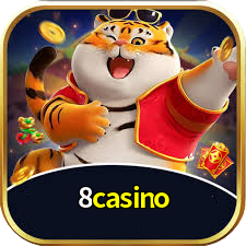 Imagem promocional da 8casino mostrando a plataforma e suas vantagens